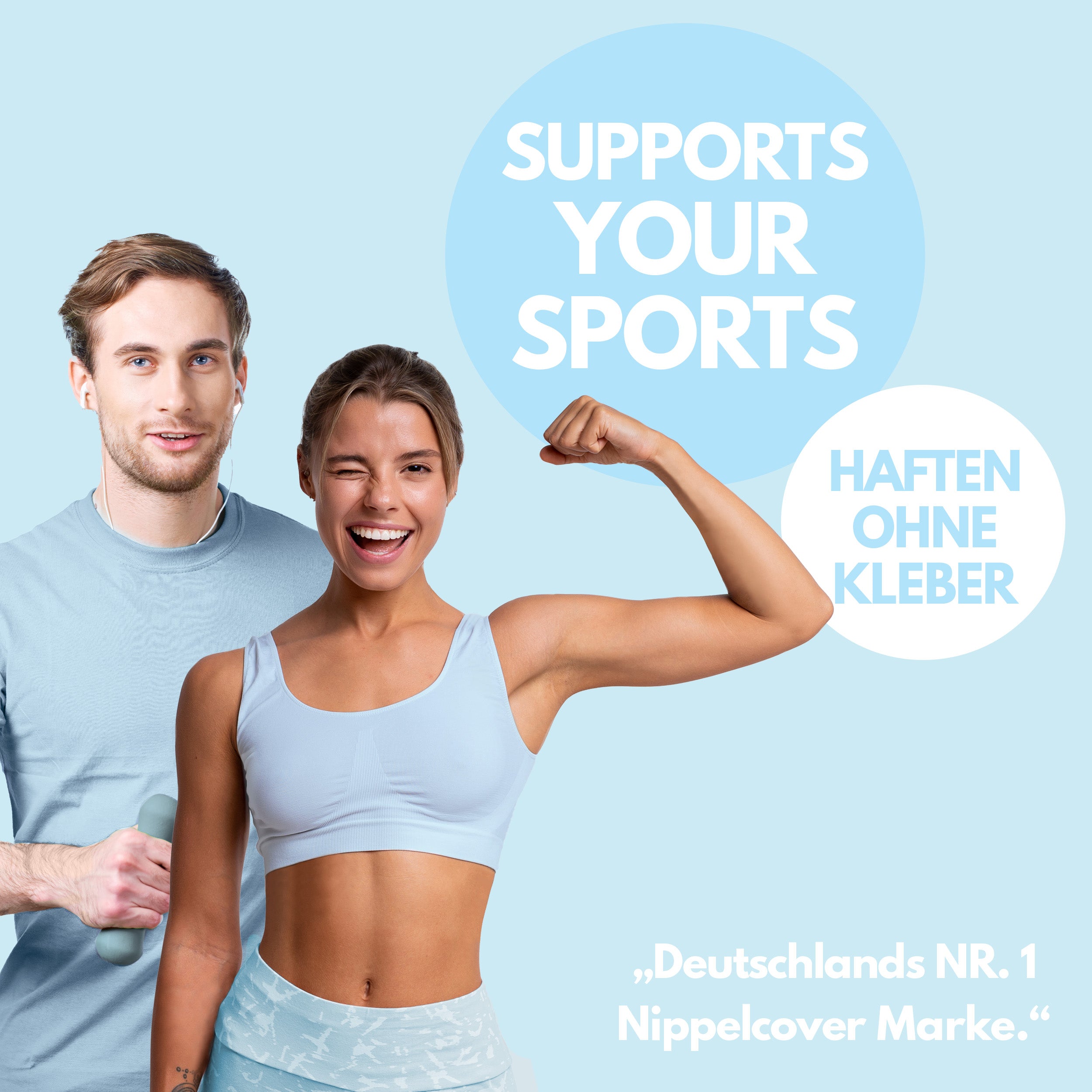 Atmungsaktive Nippelcover (2 Paar) 4 St.