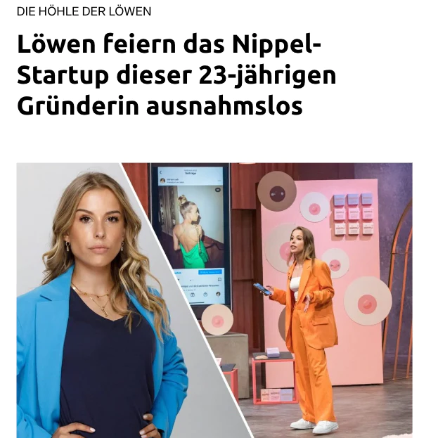 Nippli bekannt aus Höhle der Löwen Business Insider Artikel