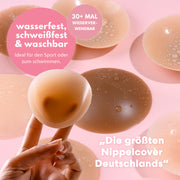 Copricapezzoli taglie forti confezione doppia COLORE NUDE (2 paia) 4 pezzi.