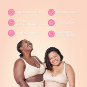 Copricapezzoli taglie forti confezione doppia COLORE NUDE (2 paia) 4 pezzi.