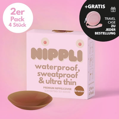Doppel Pack Nippelcover COLOR BRONZE (2 Paar) 4 St.