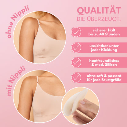 Copricapezzoli COLOR NUDE confezione doppia (2 paia) 4 pezzi