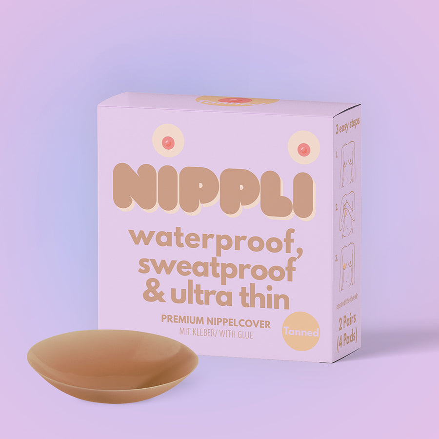 Confezione doppia di copricapezzoli COLOR TANNED (2 paia) 4 pezzi.