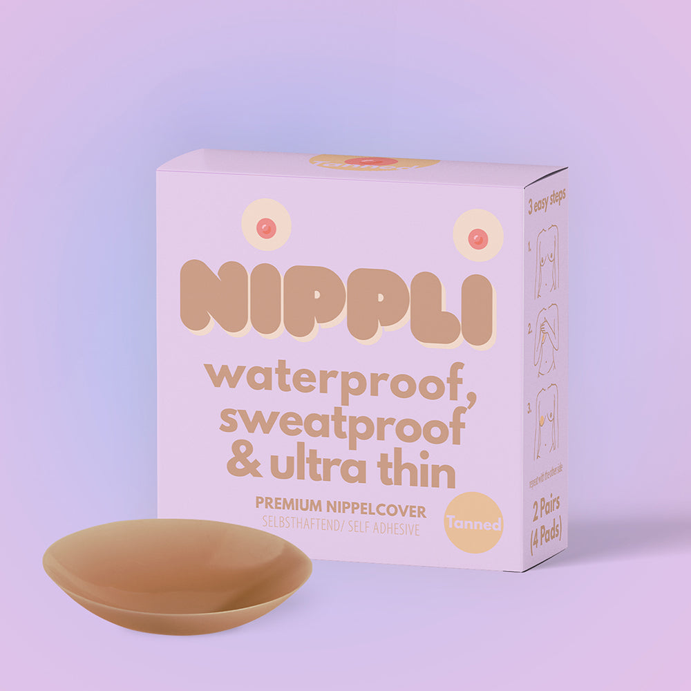 Confezione doppia di copricapezzoli COLOR TANNED (2 paia) 4 pezzi.