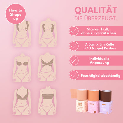 Shape Up Breast Tape BRONZO